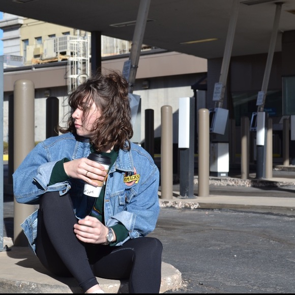 Jackets & Blazers - • vintage • oversized denim jacket